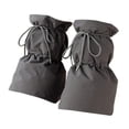 thumbnail image 2 of Sharprepublic Winter Padded Puffer Leg Warmers for Women Practical Lightweight Boot Covers Gray, 2 of 8