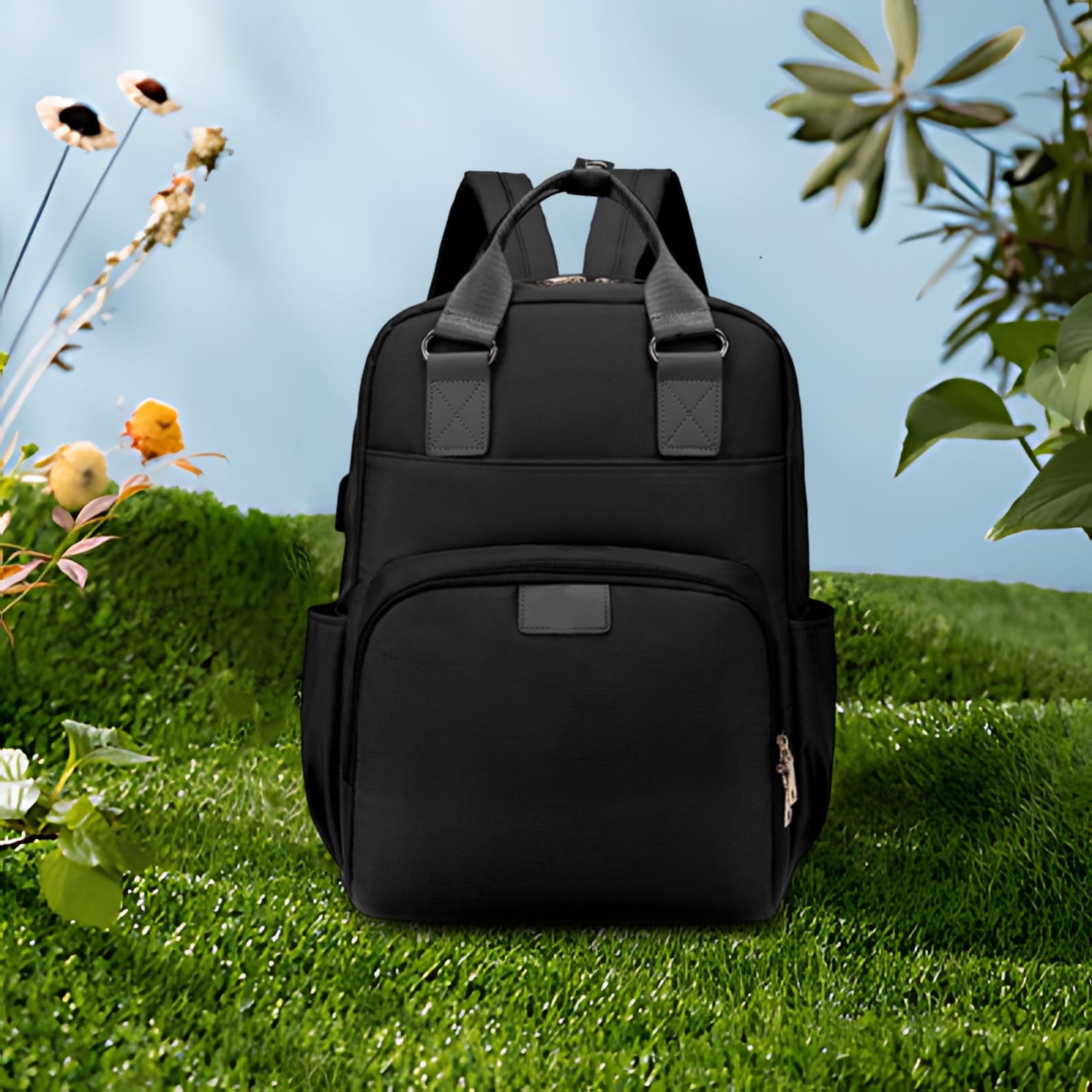 JingChun Dry Wet Separation Multifunctional Milk Storage and Insulation Backpack for Mother and Baby