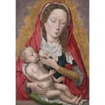 thumbnail image 3 of Memling, workshop ofÂ&nbsp;Hans 11x14 Black Modern Framed Museum Art Print Titled - Virgin and Child, 3 of 5