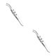 thumbnail image 3 of Vogacara Pinzas de precisión para párpados de acero inoxidable, pinzas de limpieza para eliminación de obstrucciones oculares, herramientas Type2 NO2, 3 of 6