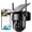 4G - Black - 1 Pack, variant on 2.4g WiFi Cameras Outdoor, 360? View Solar Cameras for , Color Night Vision, AI Detection, 2-Way Audio, Spotlight Siren , SD/Cloud Storage