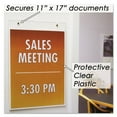 thumbnail image 3 of NuDell Clear Plastic Sign Holder, Wall Mount, 11 x 17, 3 of 4