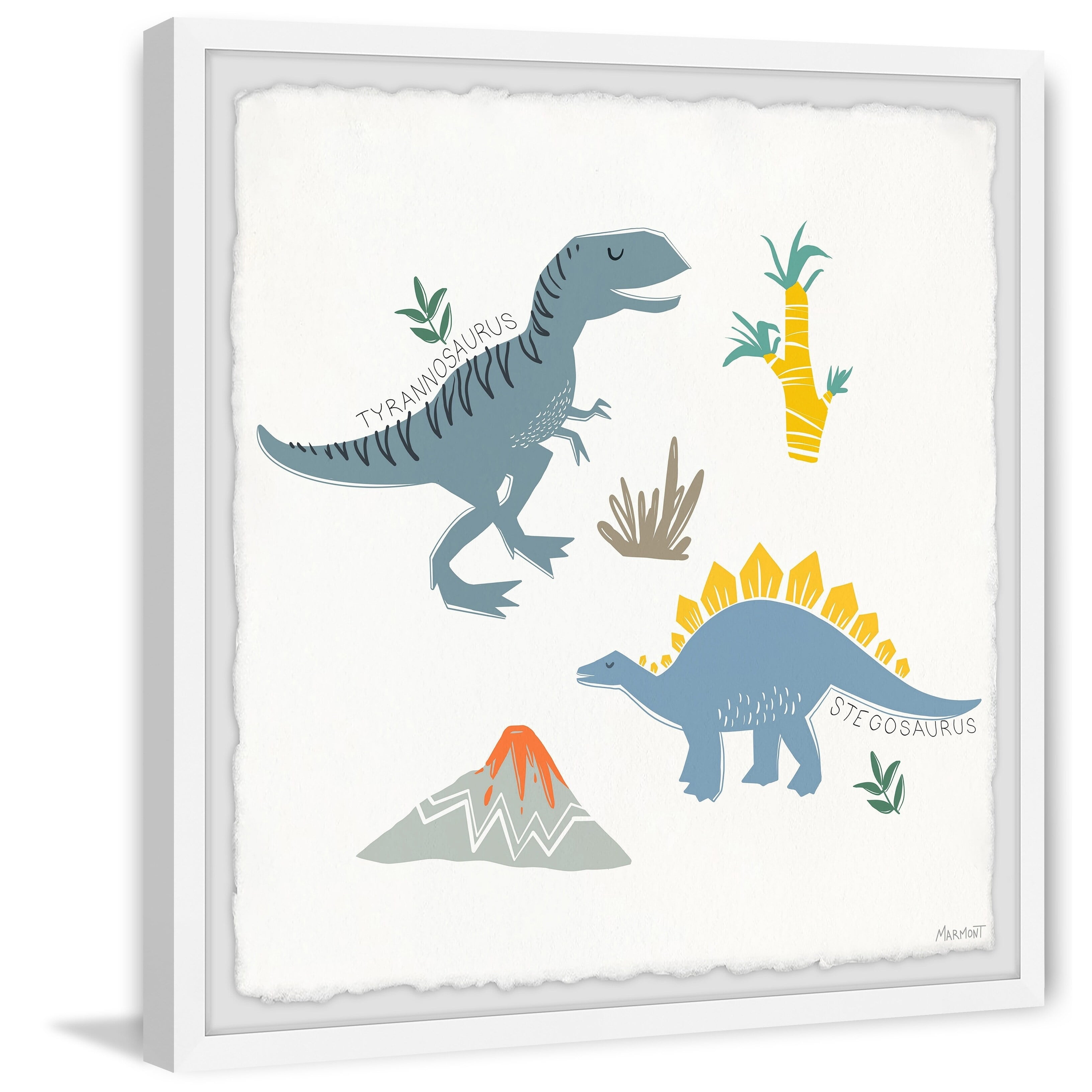 Marmont Hill Dino Day Out Framed Wall Art