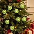 thumbnail image 6 of 2026 Christmas Indoor Home Decor Christmas Ornaments Faux Ball Hanging Decorations With Santa Snowman Mini Cute Baubles For Christmas Tree Wreath Home, 6 of 6