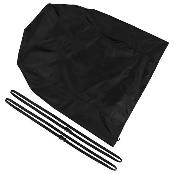 Uonlytech Heavy Duty Waterproof Rv Tote Tank Cover Black for Travel Outdoor Storage Bin Weather Shield