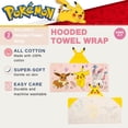 thumbnail image 2 of Toalla con capucha Franco Pokémon Girl Anime Kids, algodón, 2 of 6