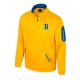 thumbnail image 2 of Men's Colosseum Gold UCLA Bruins Mainframe Quarter-Zip Fleece Jacket, 2 of 3