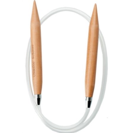 UPC: 0812208023268 | ChiaoGoo Wood Circular Knitting Needles: Us Size 17; 32-Inch Cable