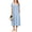 Jasmine Floral, variant on Long Nightgown for Women Short Sleeve Sleepwear Plus Size Loungewear Mumu Dress Lounge Dress with Pockets
