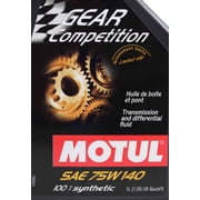 Motul 105779 Full Synthetic Gear Competition SAE 75W140 Oil 75W-140 - 1L 4 Pack