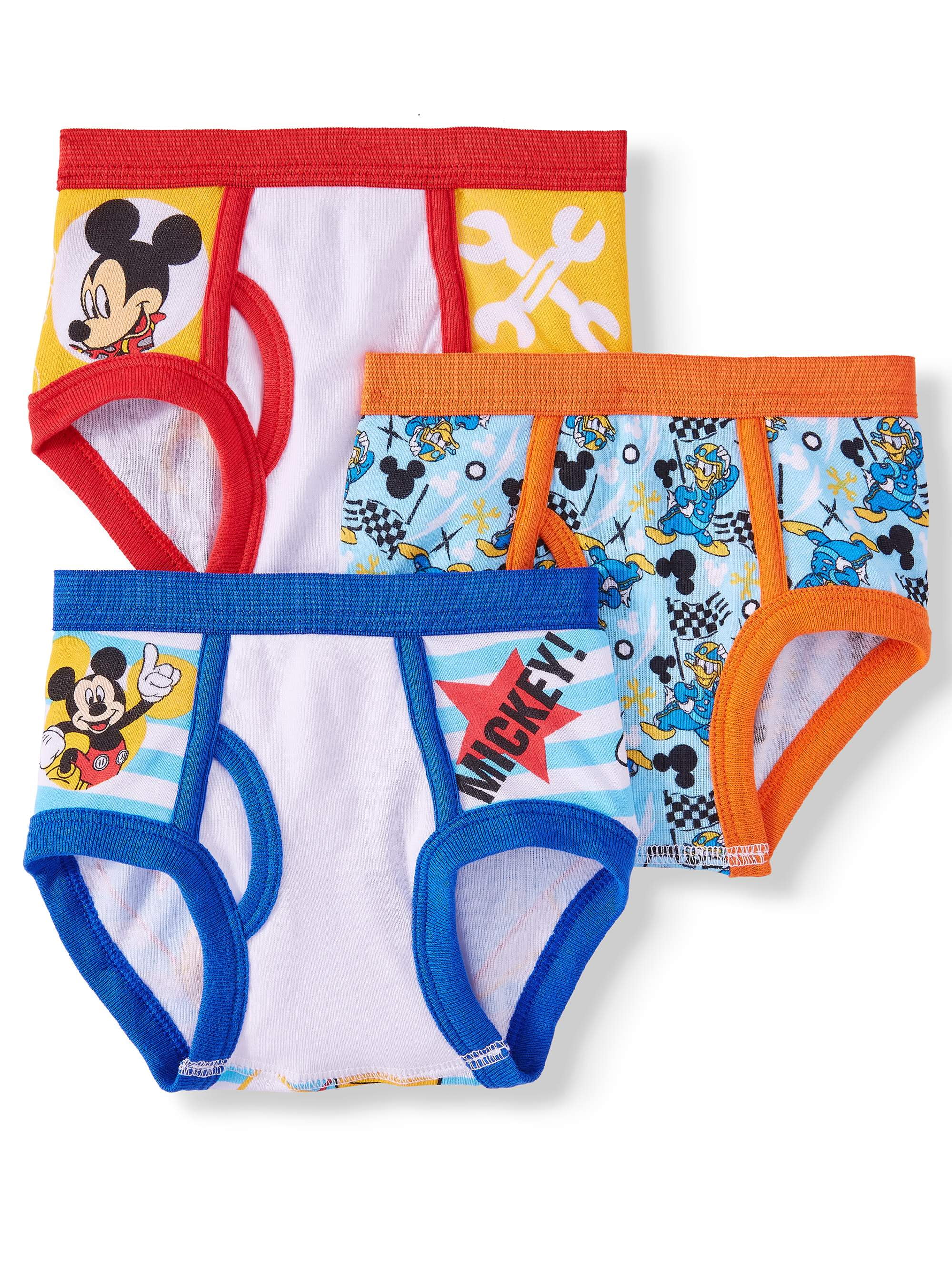 Disney Boys Toddler Mickey 3pk Training Pants & 4pk Briefs