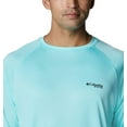 thumbnail image 4 of Men's Columbia PFG UPF 50 Terminal Tackle™ Long Sleeve Shirt Color: Gulf Stream Size: XL, 4 of 5