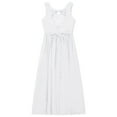 thumbnail image 6 of iiniim Kids Flower Girl Dress Sleeveless Beaded Princess Junior Bridesmaid Wedding Party White 8, 6 of 7