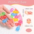 thumbnail image 3 of Uxcell 20-Pack Luminous Mini Resin Turtles, Glow in The Dark Tiny Sea Turtle [Rose Red], 3 of 6