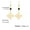 D Gold, variant on Black Crystal Witch Knot Earring for Women Stainless Steel Irish Knot Jewelry