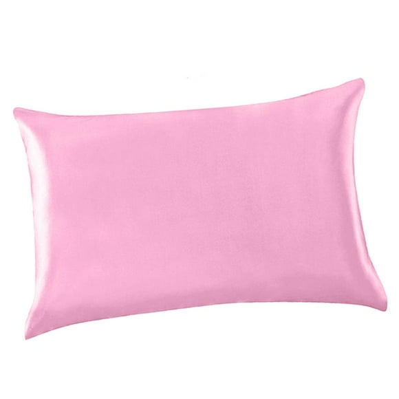 De Colchón Almohada cinturo Estuche Amortiguador Cubierta Almohadilla Reversible Decoración Cama Sofá Rosado Yotijar Funda de almohada de seda