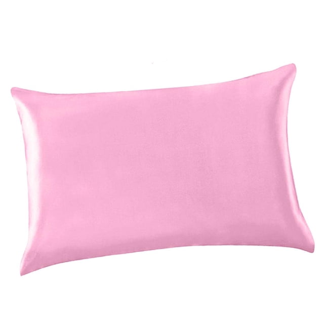 de Colchón Almohada cinturo Estuche Amortiguador Cubierta Almohadilla Reversible Decoración Cama Sofá Rosado Macarena Funda de almohada de seda