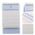 thumbnail image 4 of Calendrier de Bureau Petit 2023 2024 Calendrier de Table de Bureau Calendrier de Reliure, 4 of 9