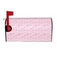 thumbnail image 2 of Lsque Ribbon Bow Mailbox Cover Standard Size ,Magnetic Mailbox Covers Post Wraps Letter Box Cover -21x18 in, 2 of 9