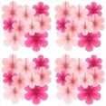 thumbnail image 1 of 4X Juego de Flores de Abanico de Papel Rosa, Decoraciones para Fiestas, Abanicos de Papel, Pompones Florales y Guirnaldas para Bodas, Cumpleaños, 1 of 5