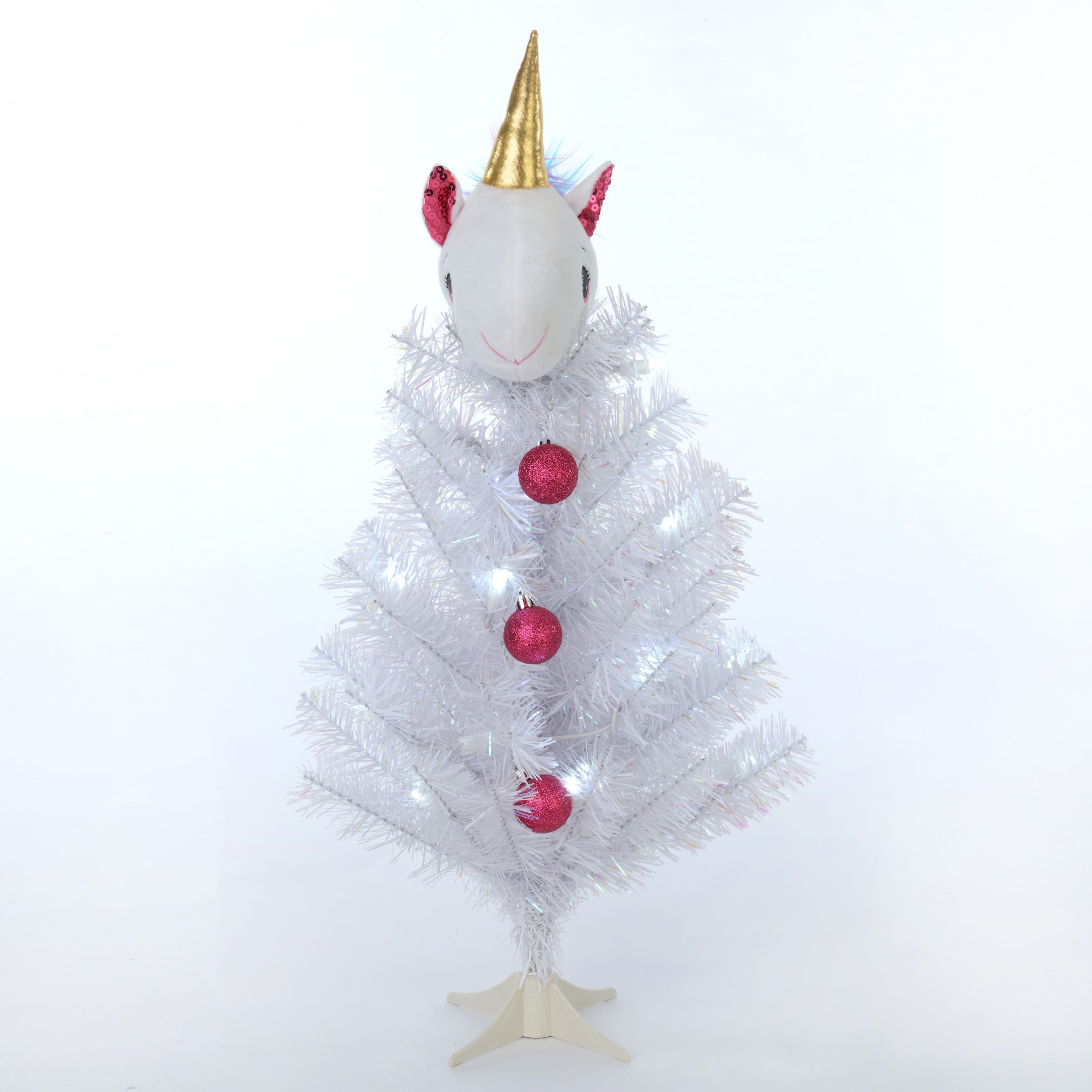 Unicorn Christmas Tree Ornament Set Of 8 Small Fun Colorful Magical Unicorns 
