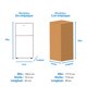 thumbnail image 5 of Refrigerador Top Mount Inverter Quattro Bru Steel 20 Pies, 5 of 5