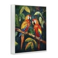 thumbnail image 4 of Stupell Industries Parrot Pair on Branch Animals & Insects Painting White Framed Art Print Wall Art, 24 x 30, 4 of 10