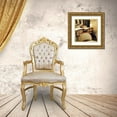 thumbnail image 3 of Schlabach, Sue 12x12 Gold Ornate Wood Framed with Double Matting Museum Art Print Titled - Paris Bistro Letter, 3 of 4