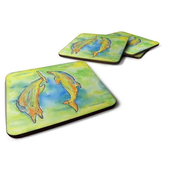 Set of 4 Dolphin  Foam Coasters