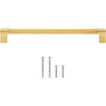thumbnail image 3 of Stone Harbor Hardware Urban Cabinet Pull, 224 Millimeters, Satin Brass, 3 of 3