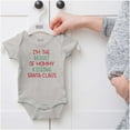 thumbnail image 5 of Result of Mommy Kissing Santa Claus Romper Boys or Girls Infant Baby Brisco Brands 12M, 5 of 6