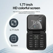 i17 Mini Flip Mobile Phone 2G GSM 1.77 Screen Speed Dial Torch Compact Foldable Phone