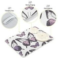 thumbnail image 4 of Purple Butterflies Dish Drying Mat Dish Drainer Rack Mats Water Absorbent Non-Slip Easy Clean Heat Resistant for Kitchen Counter, 4 of 8