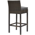 thumbnail image 3 of Modway Conduit Outdoor Patio Wicker Rattan Bar Stool, Multiple Colors, 3 of 3