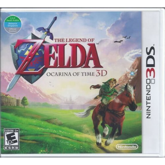 The Legend of Zelda Ocarina of Time 3D Video Game for Nintendo, Physical, 3DS, Action & Adventure, Parental Controls, 1 Player
