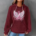 thumbnail image 2 of Bovemsi Sweatshirt for Women Womens Hoodies Casual Long Sleeve Pullover Tops Loose Hooded With Pocket Comfort Hoodie, 2 of 5