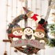 thumbnail image 1 of Dcor De Nol Couronne De Rotin Ornements De Nol Guirlande Suspendue Pre Nol Bonhomme De Neige Poupe Rotin Pendentif Ornement Pour La Maison Arbre De No, 1 of 5