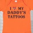 thumbnail image 4 of Inktastic I Love My Daddy's Tattoos Boys or Girls Baby Bodysuit, 4 of 5