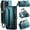 Green, variant on for Samsung Galaxy S26 Ultra (2026) 6.8" Case, Women Men Multi-Function Wallet Case with Stand RFID Blocking Includes Shoulder Strap Wrist Strap Galaxy S26 Ultra