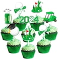 thumbnail image 2 of Senior Night Golf Decorations, 36Pcs Golf Graduation Cupcake Toppers, Golf Player Sports Team 2024 Graduation Party Supplies for High School College, 2 of 7