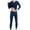 Dark Blue, variant on Ediodpoh Men's Suits Men Stretch Slim Fit Reversible Thermal Underwear Set 2 Piece Sets Men Outfit Wine L