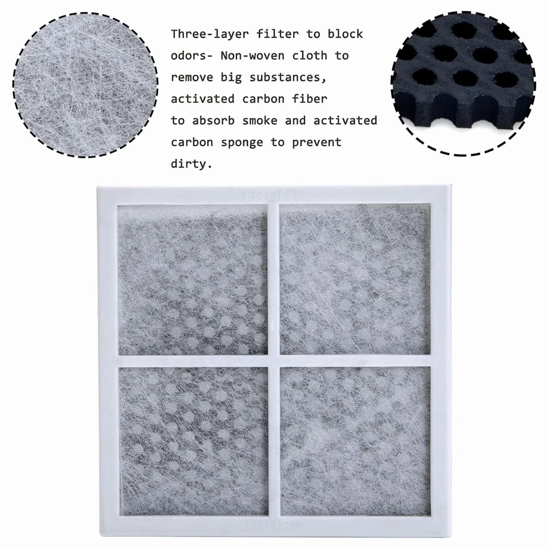 4 Pack Fresh Air Replacement Refrigerator Air Filter For Lg Lt120F Lfx31925St