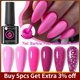 thumbnail image 2 of UR SUGAR - Esmalte de uñas en gel fluorescente rosa de 7 ml, esmalte semipermanente neón, cereza, rojo, morado, esmalte para manicura con luz UV LED, 2 of 5