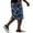Royal Blue, variant on Mens Cargo Shorts Drawstring Elastic Waist Camouflage Shorts Summer Loose Causal Shorts with Multi-Pockets, 4XL