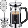 thumbnail image 1 of And Tea Maker, 304 Less Steel Ant Borosilicate Glass Maker With 4 Filt, 1 of 5