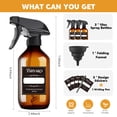 thumbnail image 2 of Tarvako 3 Packs 360° Water Spray Bottle, 300ml/10oz Plastic Water Spray Bottle with Adjustable Nozzle for Cleaning, Refillable Upside Down Spray Bottle Small Squirt Bottle for Hair Cooking Plant Pet, 2 of 9