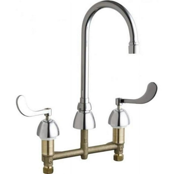 Chicago Faucets 786-Gr2ae35v317ab Commercial Grade High Arch Kitchen Faucet - Chrome