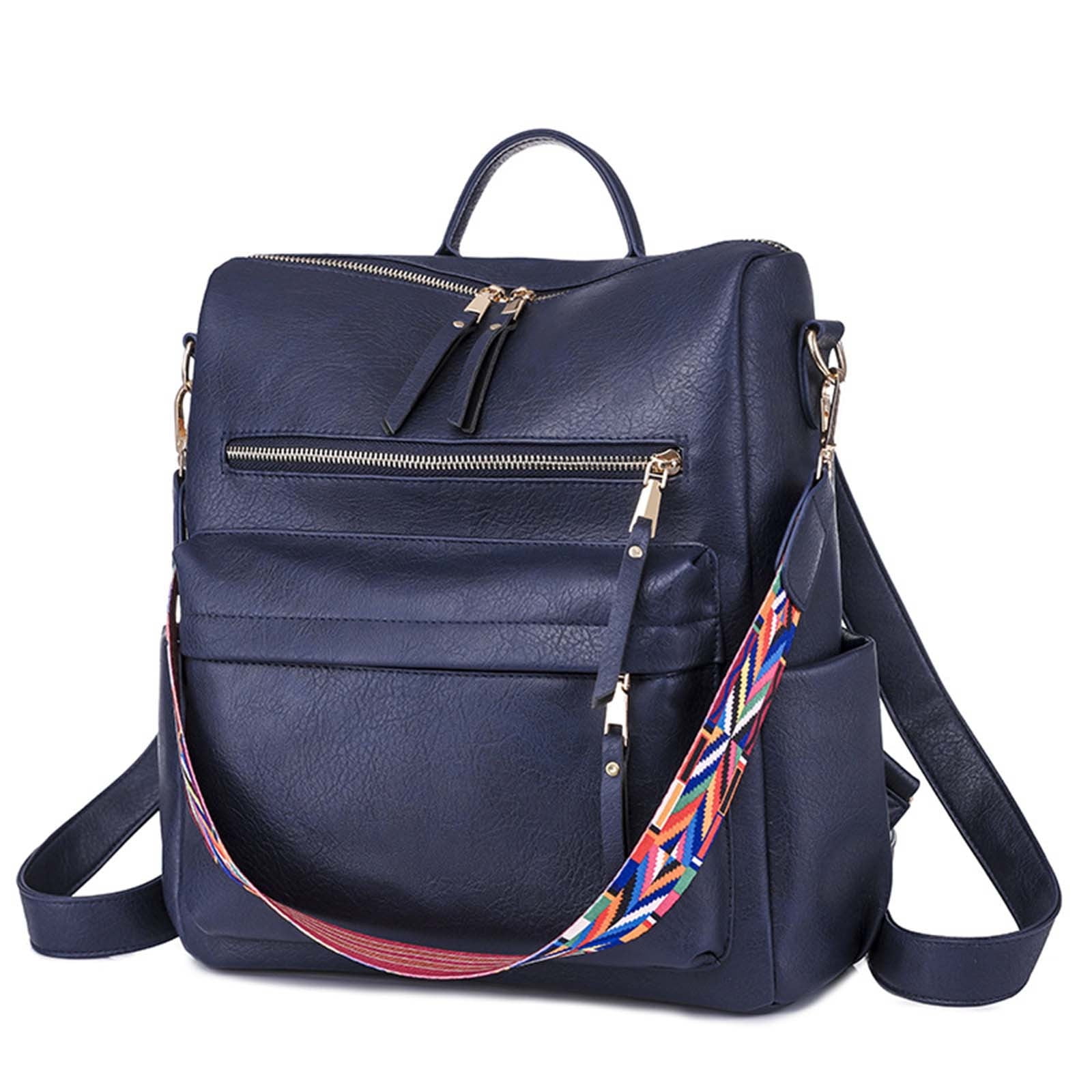 6594 MKP Fashion Backpack Purse PU Leather Convertible Medium Rucksack MKP COLLECTION Women Fashion Backpack Purse Convertible  main image 2