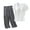 White, variant on Two Piece Pj Sets for Women Scoop Neck Tops with Bulit in Bra and capri Pants Summer Pajama Set