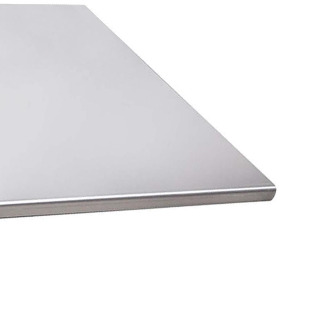 Fiocias Stainless Steel Chopping Board Heavy Cutting Board Meat Vegetables Bread Cutting 40cmx50cm